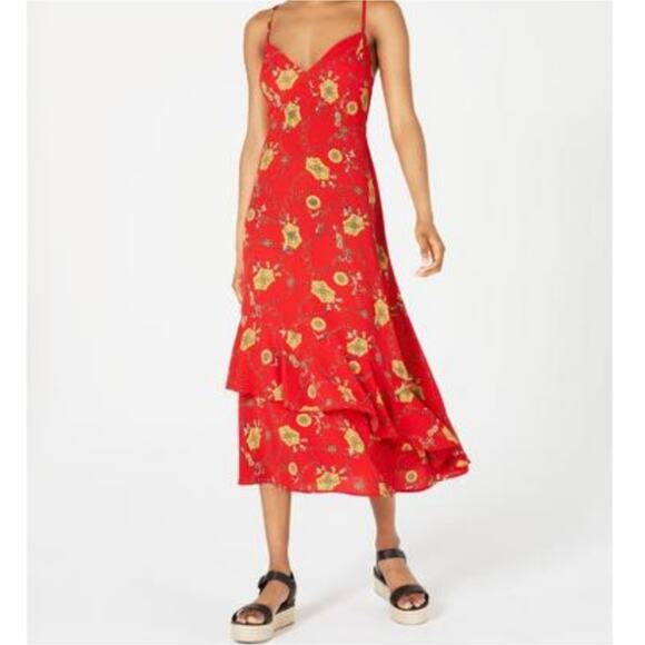 Speechless red chain print maxi dress SZ XSMALL New With Tags - Picture 1 of 11